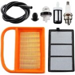 Filtre � air avec pr� - filtre � carburant primer bulb bougie dallumage pour tron�onneuse stihl ts410 ...