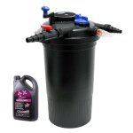Le poisson qui jardine - filtre bassin sous pression, + bactries uv 18w, max 30000l sans poissons