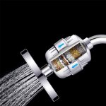 Filtre douche anti calcaire � 15 �tapes avec - filtre de douche haut d�bit pour �liminer le chlore et ...