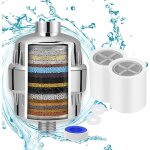 Filtre douche anti calcaire, shower filter, filtre de douche vitamine c, filtre pommeau douche avec 2 ... Filtre douche anti calcaire, shower filter, filtre de douche vitamine c, filtre pommeau douche avec 2 ...