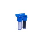 Filtre � eau 113 - porte filtre duplex anti - odeurs anti - go�t filtration 20 microns