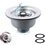 Filtre � �vier de cuisine bouchon d'�vier cuisine en acier inoxydable d'�vier de panier accessoires eviers ...