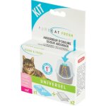 Filtre kit anti - odeurs pour maison de toilette de chat zolux