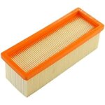 Vurahome - filtre pliss� plat pour k�rcher k 2501, k 2501 te, k 2601 plus, a 2701, a 2731 pt, a 2801 ...