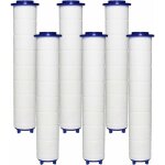 Filtre pommeau douche 6 filtres en coton pp, �l�ment filtrant en coton pp pour douchette et filtre ionique, ...