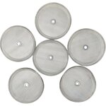 Filtre de remplacement pour machine  caf, maille en acier inoxydable de 10, 2 cm avec anneau mtallique ...