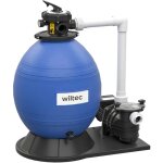 Wiltec filtre � sable 750w 14l cuve de filtration pompe auto - amor�ante 20000l / h piscine hors - sol ...