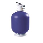Filtre � sable piscine - edg - diam�tre 515mm - d�bit 10 m3 / h - version top vanne dessus