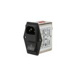 Filtre secteur rs pro 6a max, 2 phases, 250 v c. a. max, montage � visser ( prix pour 1 )