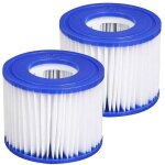 Filtre spa pour bestway 58323, cartouche filtrante taille 6 pour lay - z - spa, pour monaco, pour miami, ...