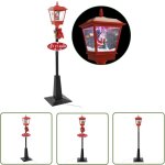 Fimei lampadaire de no�l avec p�re no�l 180 cm led
