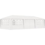 Fimei - tente de réception avec parois latérales 4x9 m blanc 90 g / m² Fimei - tente de réception avec parois latérales 4x9 m blanc 90 g / m²