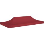 Fimei - toit de tente de rception 6x3 m bordeaux 270 g / m