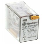 Relais de puissance 4 rt, bobine 230v finder 553482300040 Relais de puissance 4 rt, bobine 230v finder 553482300040