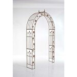 Arche de jardin emma en fer forg� marron antique