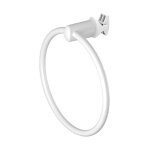 Finimetal - porte - serviettes anneau blanc pour radiateur sche - serviettes tubes ronds