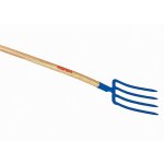 Fourche a becher standard a douille 4 dents triangulaires 30cm emmanc