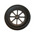 Finish - roue de brouette a rayons bandage noir diam 400 ales 25