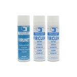 Lot de 2 nettoyants virunet mousse et firclim spray ? bact�ricide, fongicide, virucide ? pour climatiseurs ...
