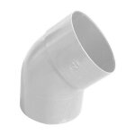 First plast - coude pvc 45° mâle femelle pour tube Ø80 épaisseur 3. 2 mm - gris First plast - coude pvc 45° mâle femelle pour tube Ø80 épaisseur 3. 2 mm - gris
