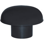 First plast - chapeaux de ventilation pvc sans moustiquaire - ardoise - 100mm