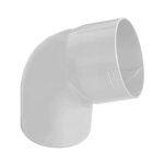 Coude femelle femelle Ø80 à 67°30 ep 2, 2mm gris Coude femelle femelle Ø80 à 67°30 ep 2, 2mm gris
