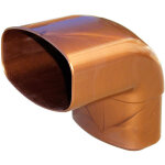 First plast - coude pvc 87°30 mf pour tube best Ø92x57 - effet cuivre First plast - coude pvc 87°30 mf pour tube best Ø92x57 - effet cuivre