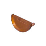 First plast - fond de naissance pour gouttires pvc 25 - aspect cuivre