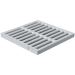 First plast - grille de sol pvc légère anti - choc 234 x 234 mm - résistance 16, 00 kn - gris First plast - grille de sol pvc légère anti - choc 234 x 234 mm - résistance 16, 00 kn - gris