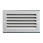 Grille ventilation métal 100x60mm - couleur inox Grille ventilation métal 100x60mm - couleur inox