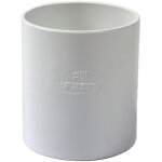 First plast - manchon pvc pour tube de descente Ø80 - blanc First plast - manchon pvc pour tube de descente Ø80 - blanc