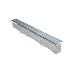 First plast - pack caniveau pvc 100x1000mm série 100 haut + grille passerelle acier a15 First plast - pack caniveau pvc 100x1000mm série 100 haut + grille passerelle acier a15
