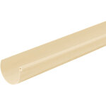 First plast - profil gouttire pvc 33 demi - ronde en 4 m - sable
