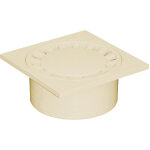 First plast - siphon de sol polypropylne 150x150mm sortie verticale 50 - 125 - sable