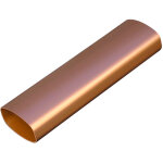 First plast - tube de descente gouttire best -  oval 92x57 effet cuivre 4m