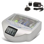Fishtec - chargeur universel de piles alcalines et c / d / aa / aaa / 6lr61 ni - cd ni - mh