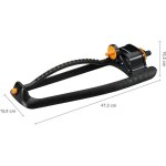 Fiskars - arroseur oscillant m, r�glage facile de la port�e, economiseur d'eau, pied plastique robuste, ...