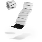Lot de 2 bracelets de poids en acier de 0, 5kg rectancular wrist en silicone souple pour une rsistance ...