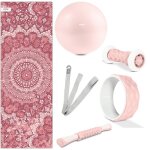 Pack 6 accessoires yoga rose kitwell600 fitfiu fitness