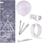 Kit de 6 accessoires kitwell - 600 violet pour yoga et pilates. enseble d'articles qui comprend tapis ...