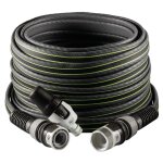 Fitt - force 5 / 8' 25 m, tuyau d'arrosage compact et l�ger pour usage intensif avec lance, couleur gris ...