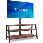 Fitueyes - meuble tv industriel avec support tv hauteur rglable sur 6 niveaux vesa max. 400x400mm fait ...