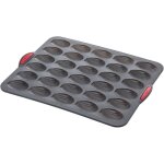 Five - 5 moule en silicone silitop pour 30 muffins, noir et rouge Five - 5 moule en silicone silitop pour 30 muffins, noir et rouge
