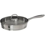 Five - 5 po�le en acier inoxydable r�silience de 28 cm, durable et r�sistante pour la cuisine quotidienne ...