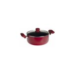 Five - faitout en aluminium - d. 24 cm -  induction - rouge - livraison gratuite