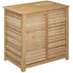 5five simply smart - panier linge double en bambou sicela five