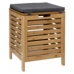 Five simply smart - banc & coffre de rangement 'bambou' 35l naturel