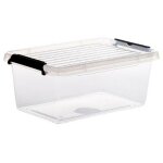 Five simply smart - bote de rangement 'clip' 4, 5l transparent
