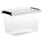 Five simply smart - bote de rangement 'clip' 6, 5l transparent