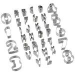 Five simply smart - emporte - pi�ces lettres et chiffres pastry, 35 �l�ments